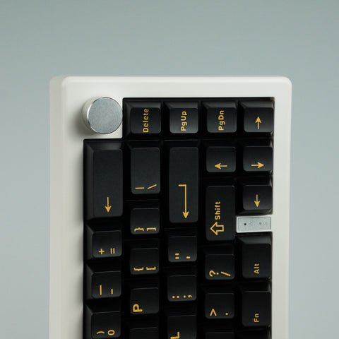 Aifei Black Gold Double-Shot PBT Keycaps