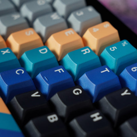 Record Gradient Dye-Sub PBT Keycaps