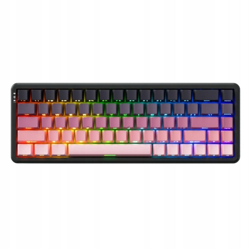 Klawiatura Magnetyczna Ajazz AK680 Max - Czarny&Różowa