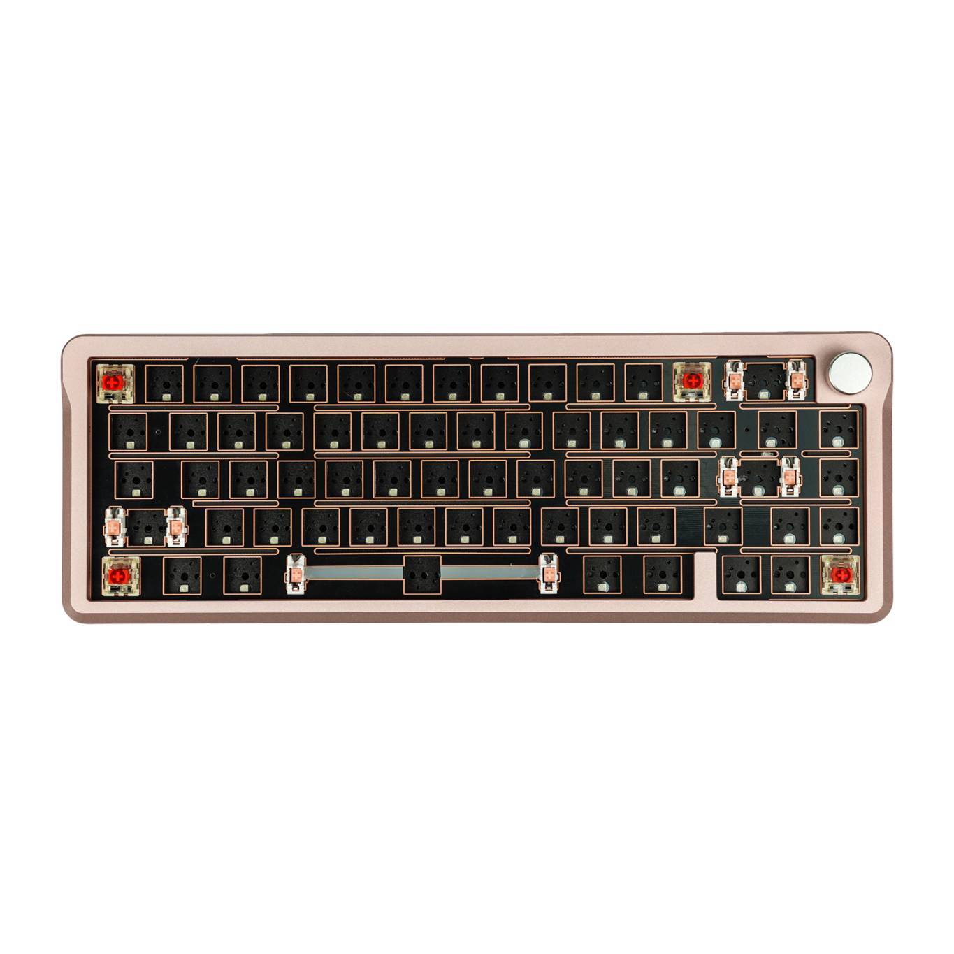 Klawiatura Mechaniczna - Barebones - DIY - HJS - AL65 - Champagne Rose