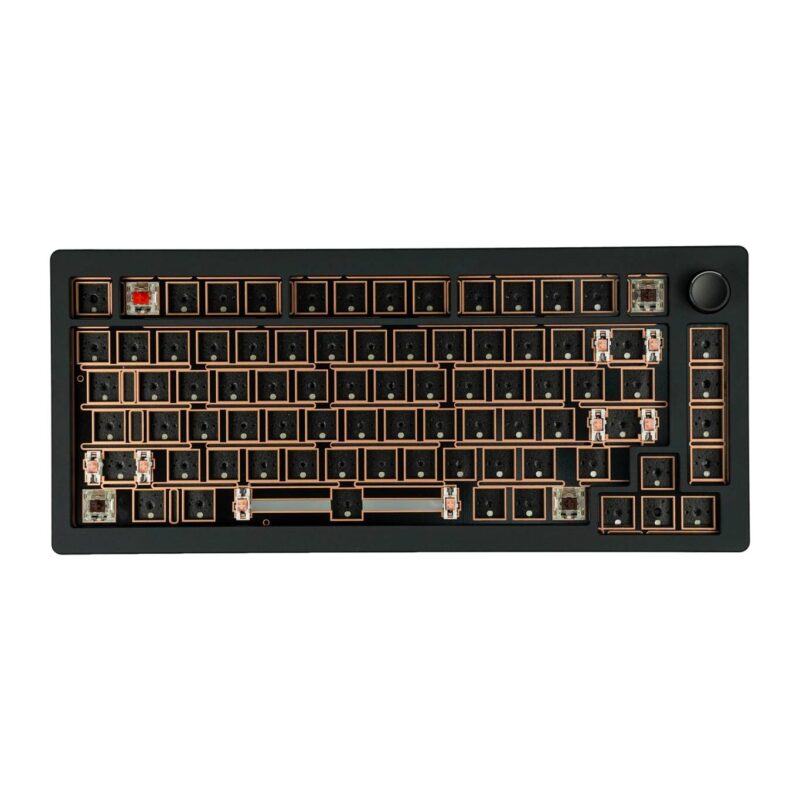 Klawiatura Mechaniczna - Barebones - DIY - HJS - AL75 - Onyx Exlipse